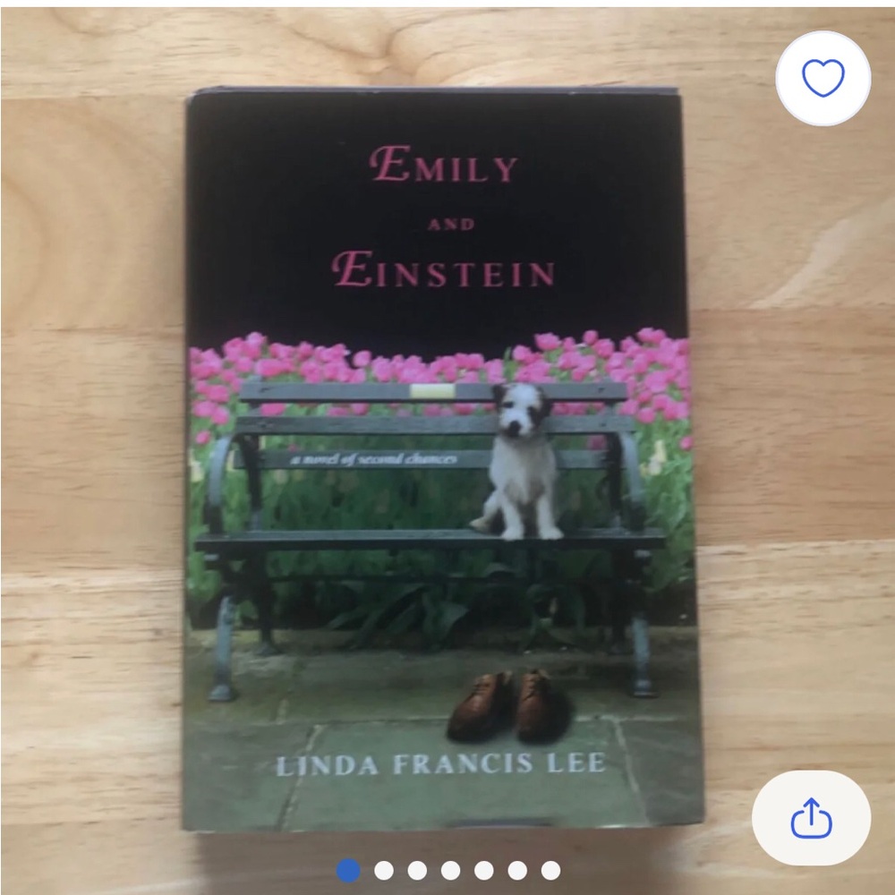 Emily and Einstein Hardcover Book by Linda Francis Lee Dog Lovers Second Chances